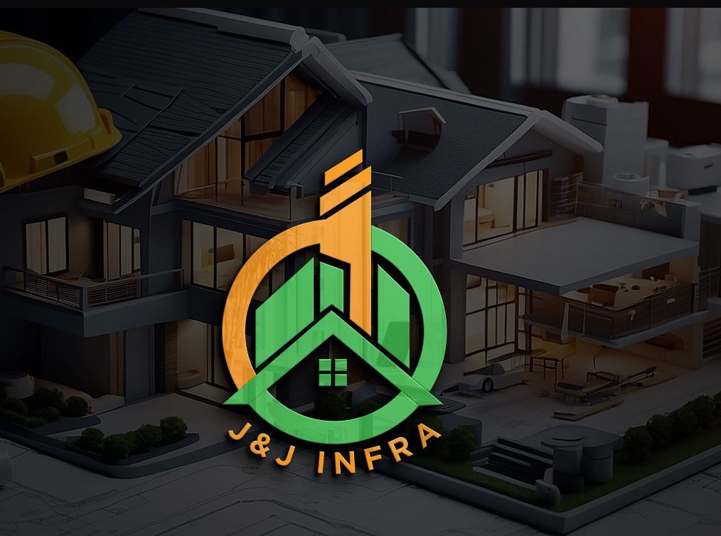 J&J Infra Logo and corporate mockup
